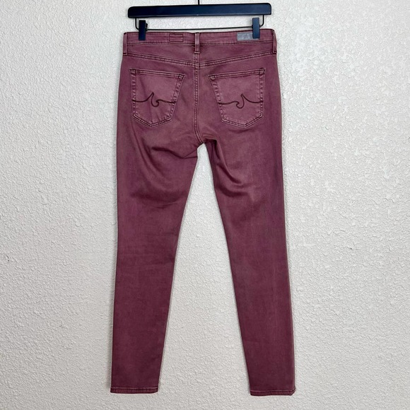 AG Adriano Goldschmied The Legging Ankle Skinny Jeans size 26R Sulfur Blackberry - Picture 4 of 7